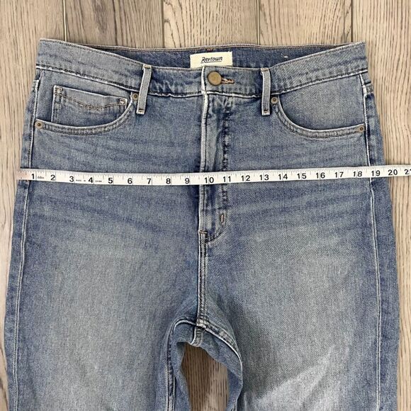 Revtown Women Size 33 Cotton High Rise Straight Leg Denim Ankle Jeans Casual - Picture 12 of 16